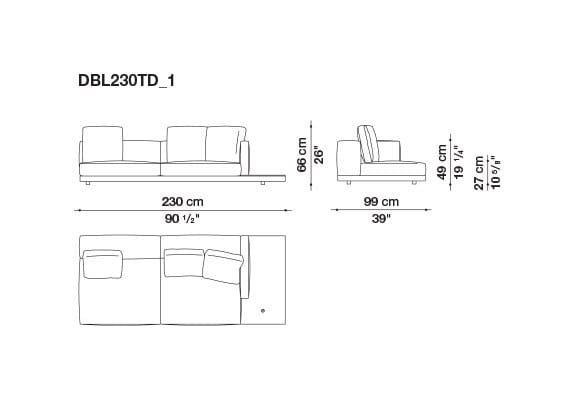 Кожаный диван B&B Italia док ARCH-00106863 - Вид №141