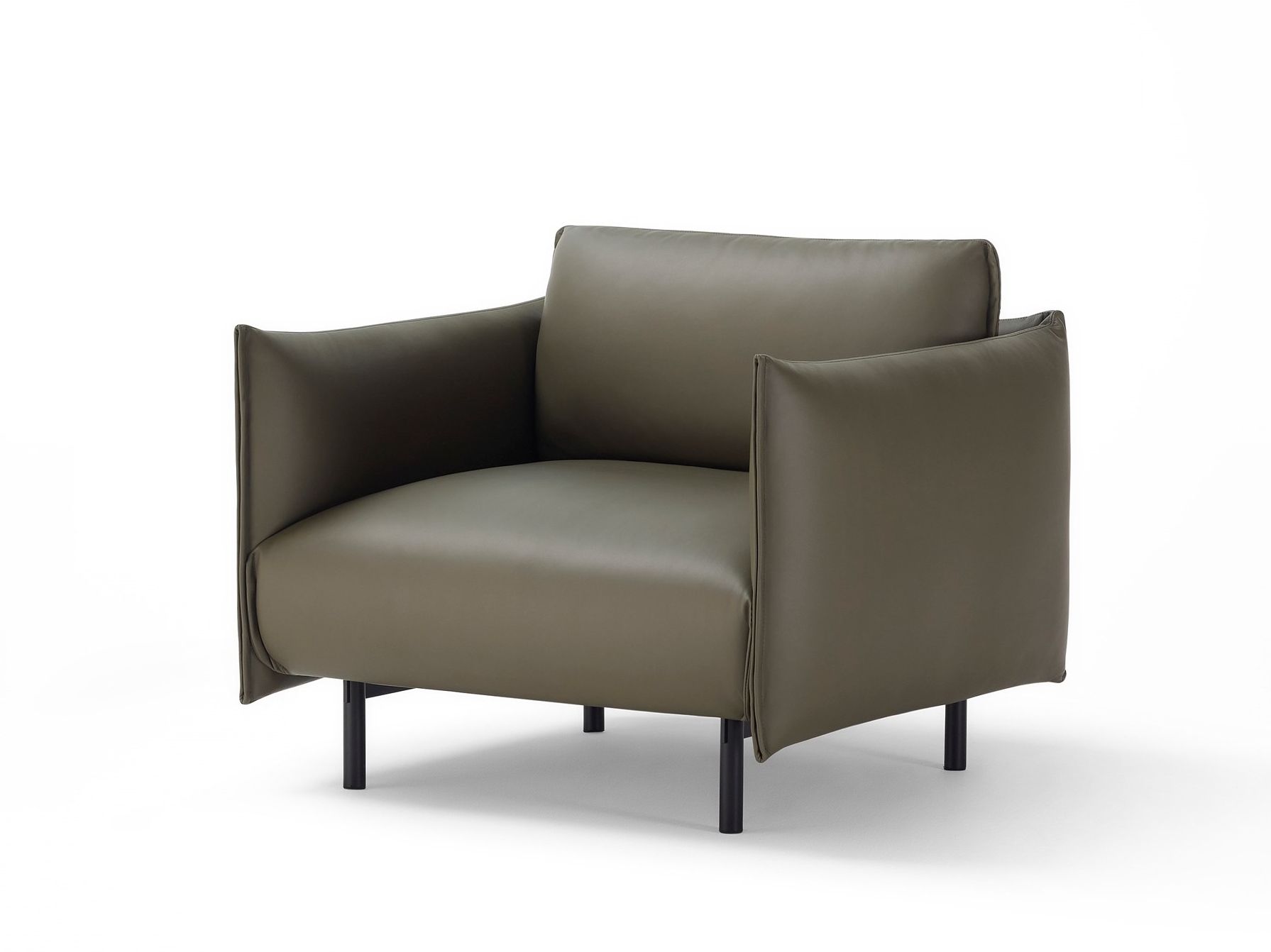 Кожаное кресло с подлокотниками Ross Gardam Hearth ARCH-00102692