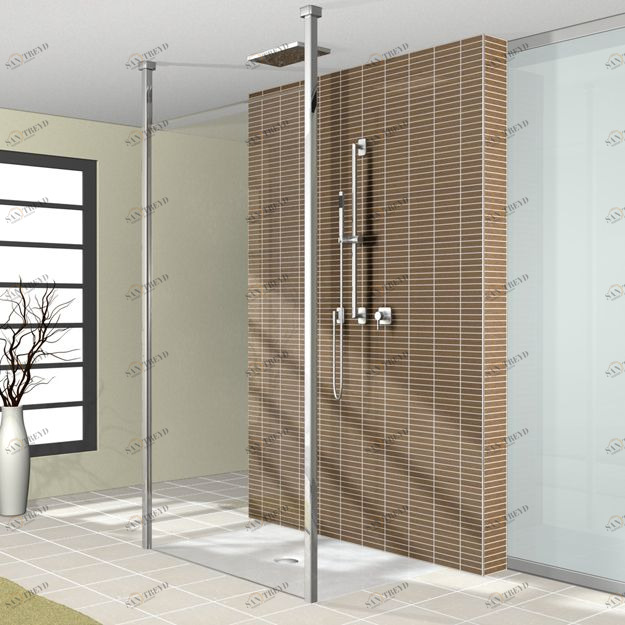 C2L1 Collection 2 Life Collection душевая с потолочной опорой стенка Duscholux 45649