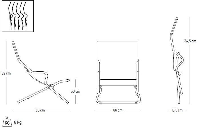 Lafuma Mobilier Складной шезлонг из batyline® Horizon sun-id-1435549 - Вид №9
