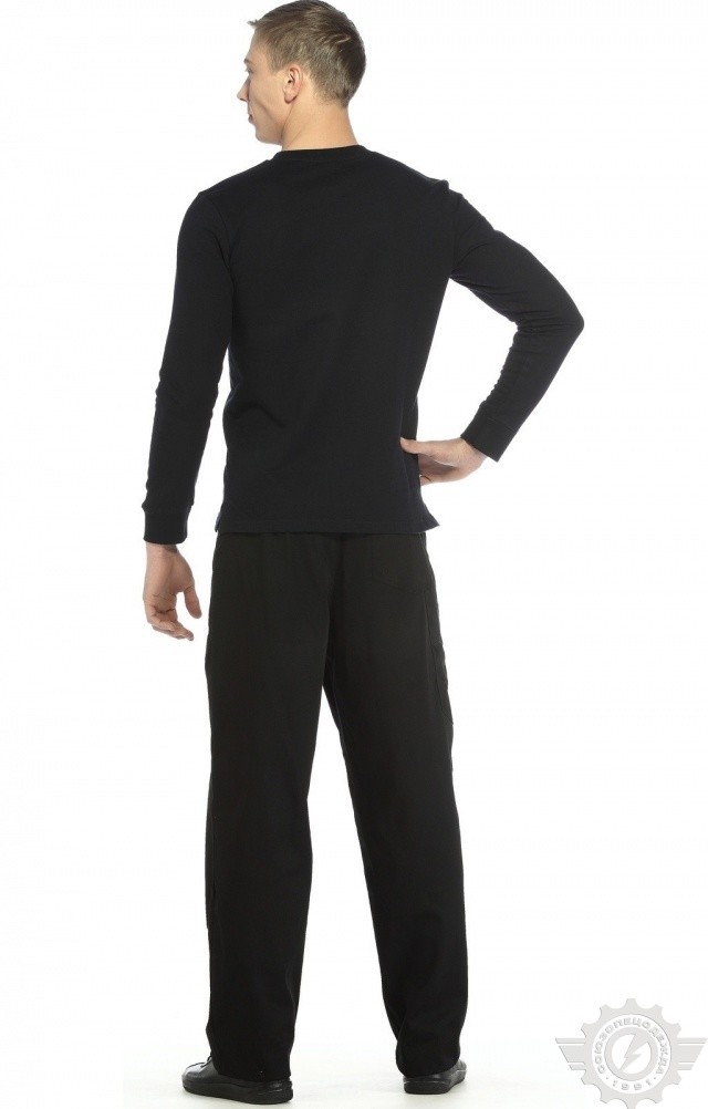 66307 Толстовка темно-синяя  Толстовки, рубашки, футболки, тенниски  размер M (96) Спецодежда  - Вид №6