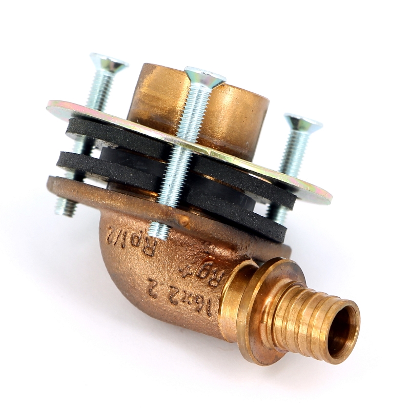 Водорозетка надвижная В латунная REHAU 16 x 1/2" бронза, для гипсокартона 28 мм RAUTITAN 456374 - Вид №3