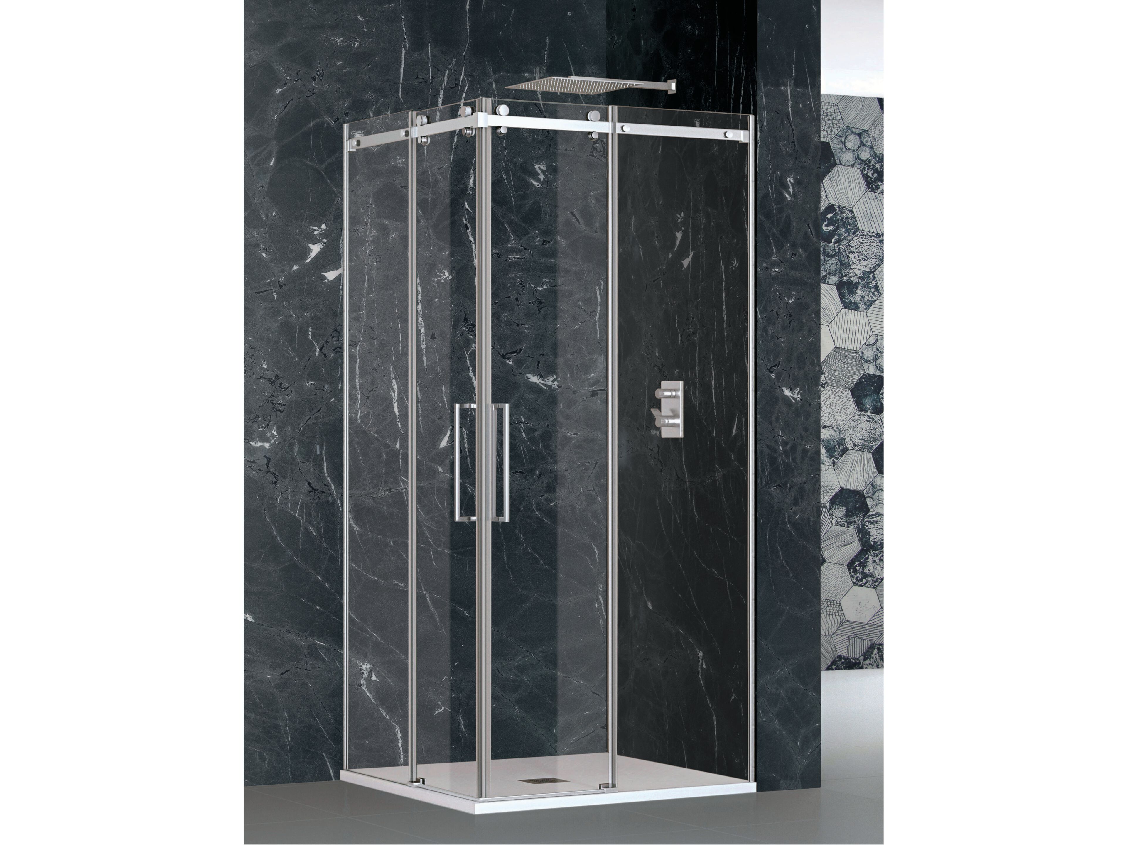 Угловая душевая кабина с раздвижной дверью Metidea Elegant ARCH-00106237 - Вид №1