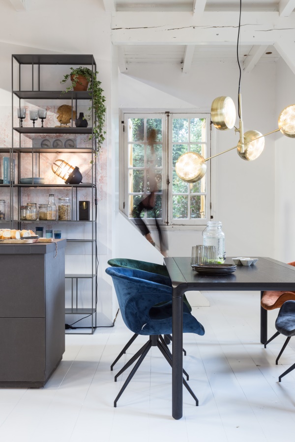 Кресло Mia синее под бархат Zuiver 1200151 - Вид №5