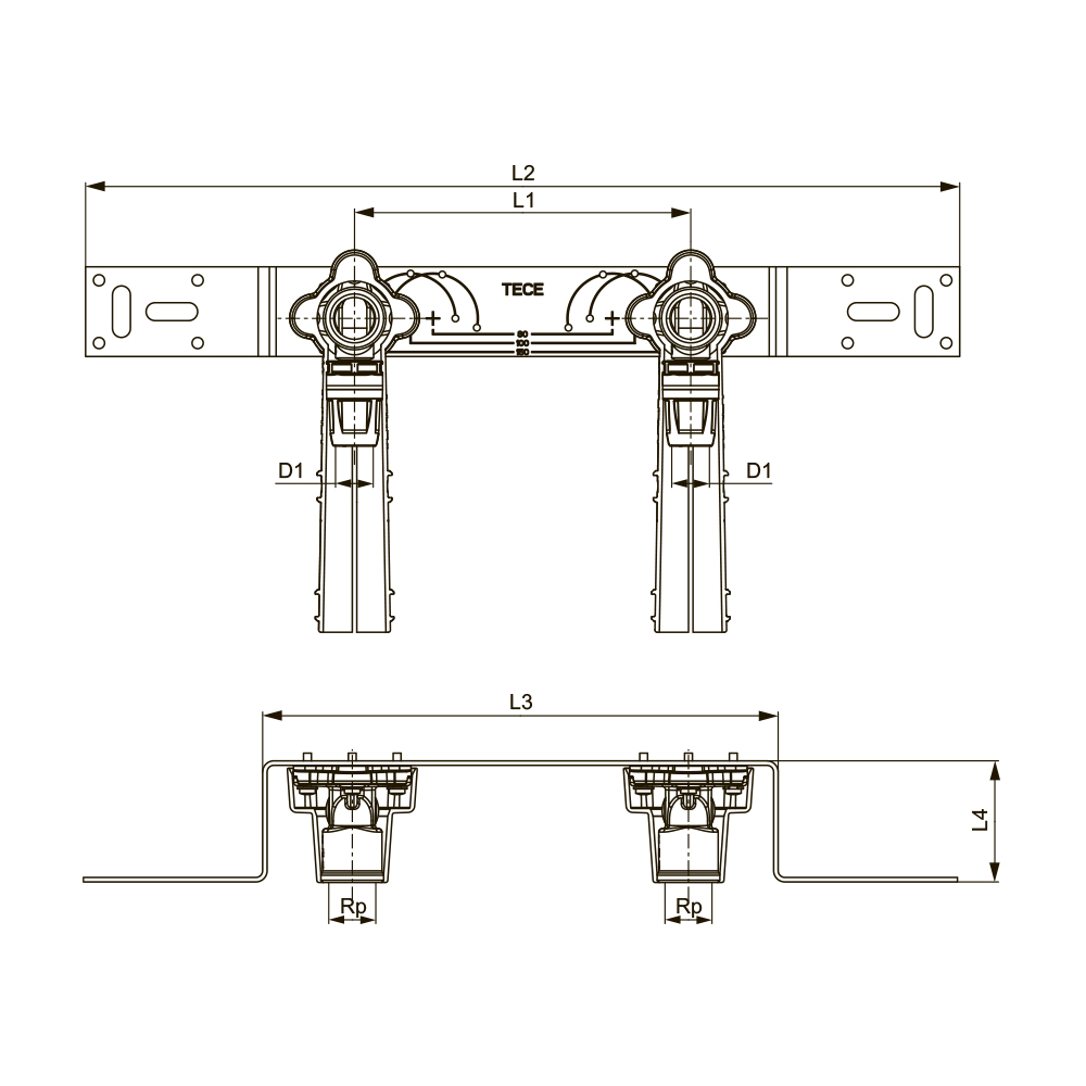 8620100 Монтажные элементы push-fit Tece  - Вид №1