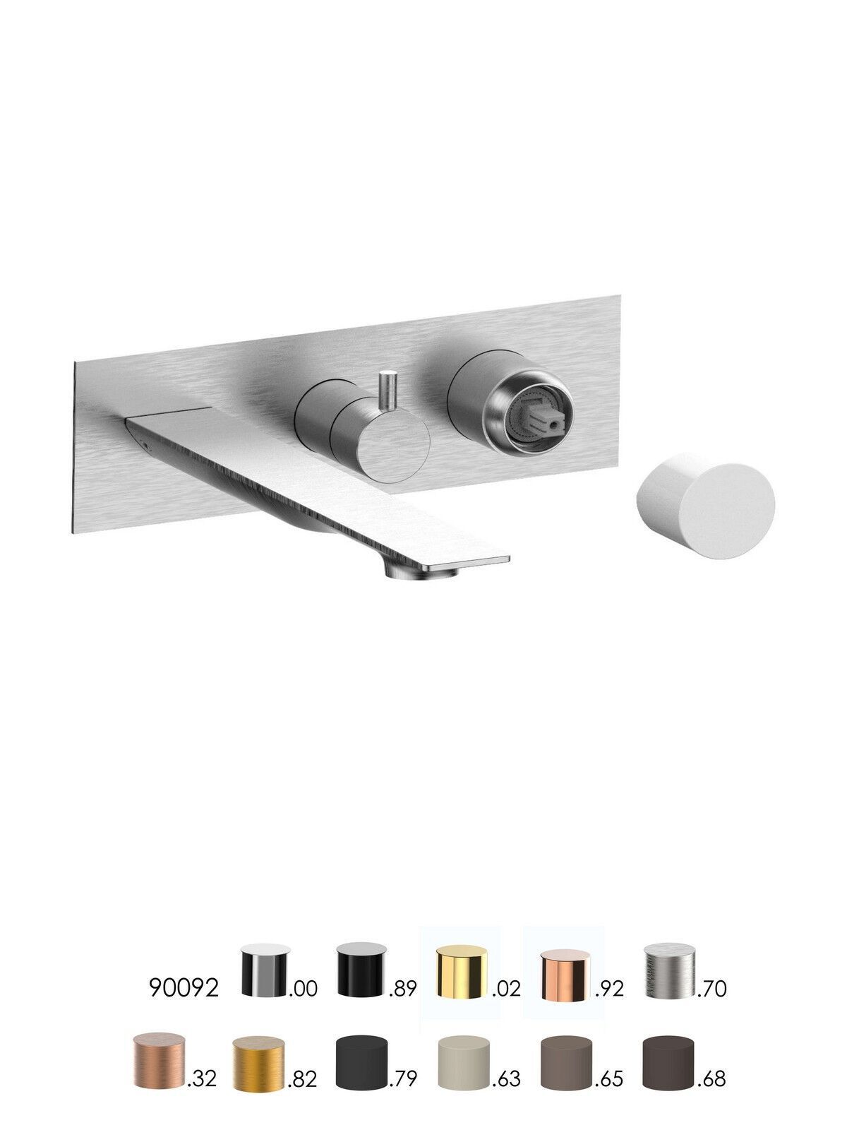 Встраиваемый однорычажный смеситель для ванны с ручным душем Rubinetterie Frattini отдельная эстетика ARCH-00118361 - Вид №14