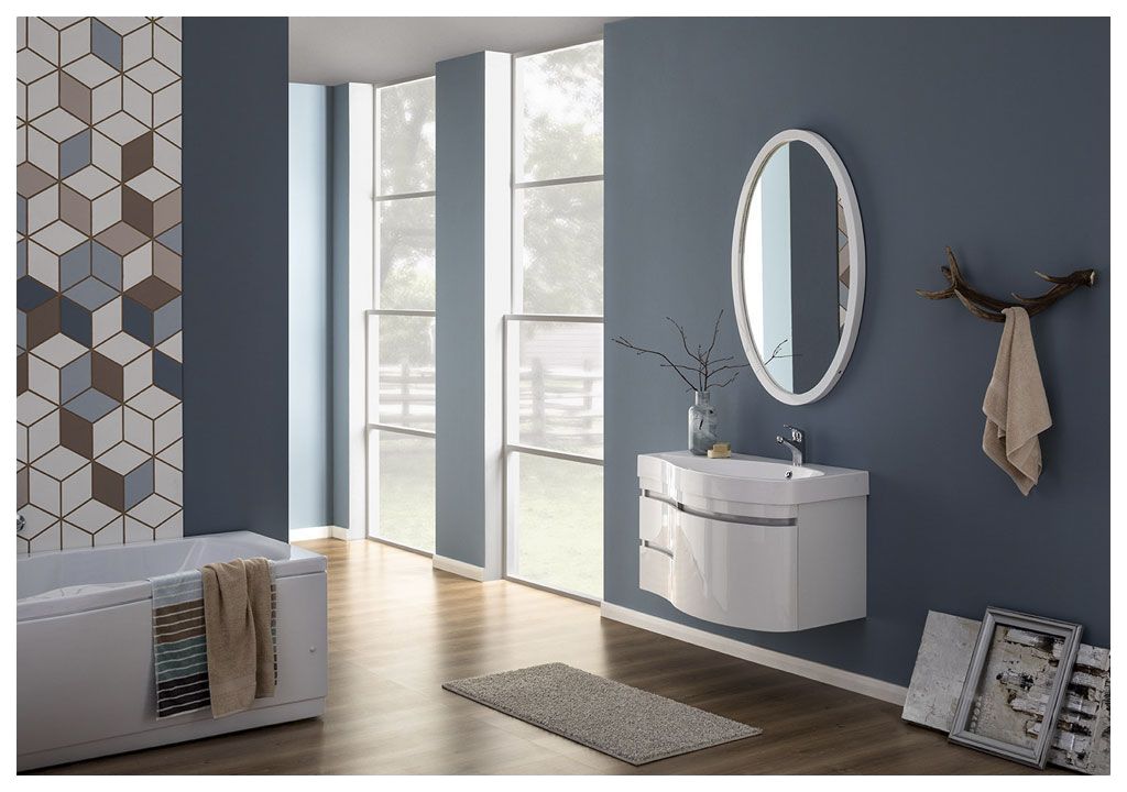 Зеркало Aquanet Сопрано 70 белый 00169607 - Вид №4