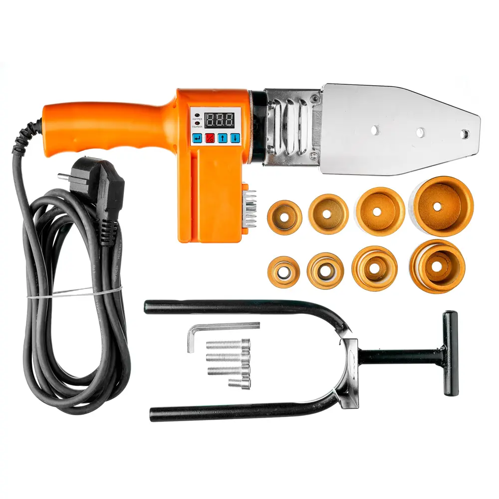 Аппарат для сварки полипропиленовых труб Защита Про 1000 Вт с насадками 20-40мм STLM-2102384 - Вид №1