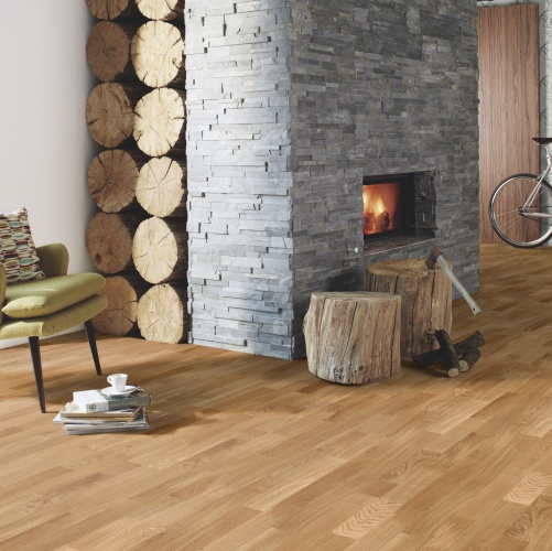 Спортивный паркет Boen Strongline Contract Спортлак Дуб Натур (Гладкая) 2200х139 мм EI37STLD - Вид №11