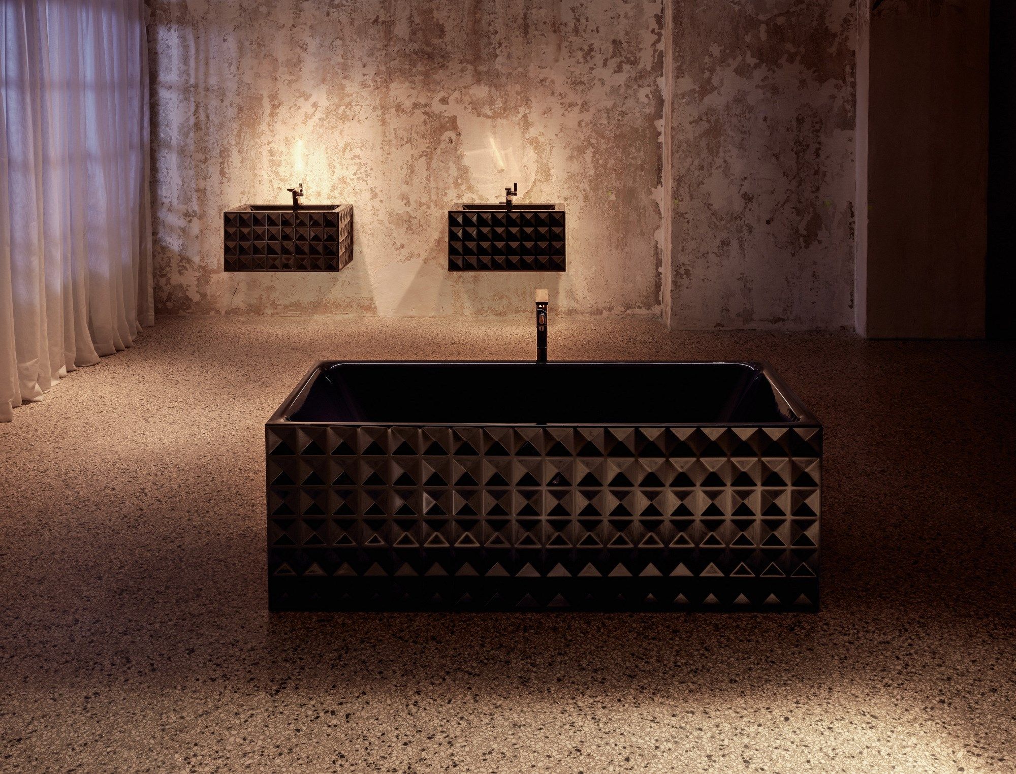 Прямоугольный подвесной умывальник из эмалированной стали Bette BetteLoft Ornament ARCH-00129062 - Вид №1