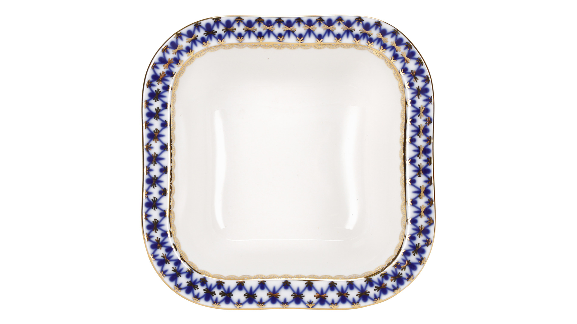 10535401 Императорский фарфоровый завод Сервиз столовый ИФЗ "Кобальтовая сетка" на 6 персон 24 предмета, ф.Молодежная Фарфор твердый  - Вид №6