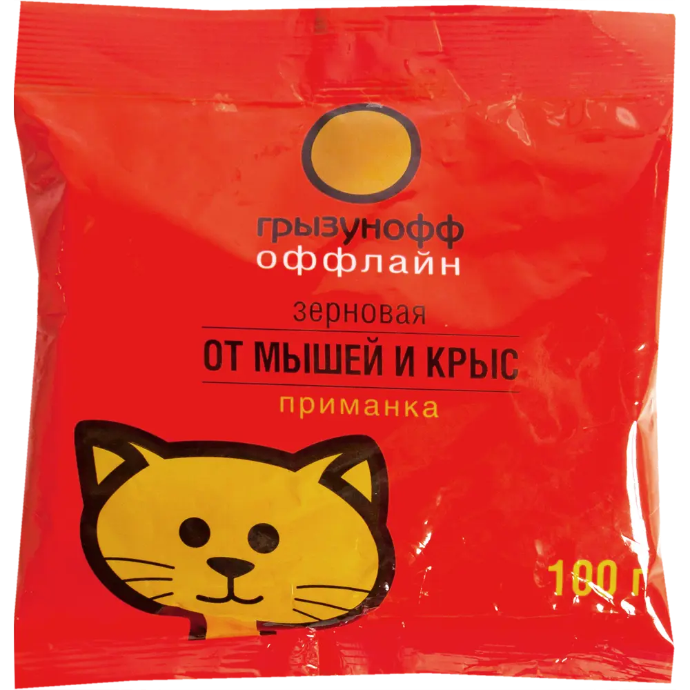 Приманка от грызунов Грызунофф оффлайн зерновая 100 г 82704967 STLM-2052012 Santreyd  - Вид №1