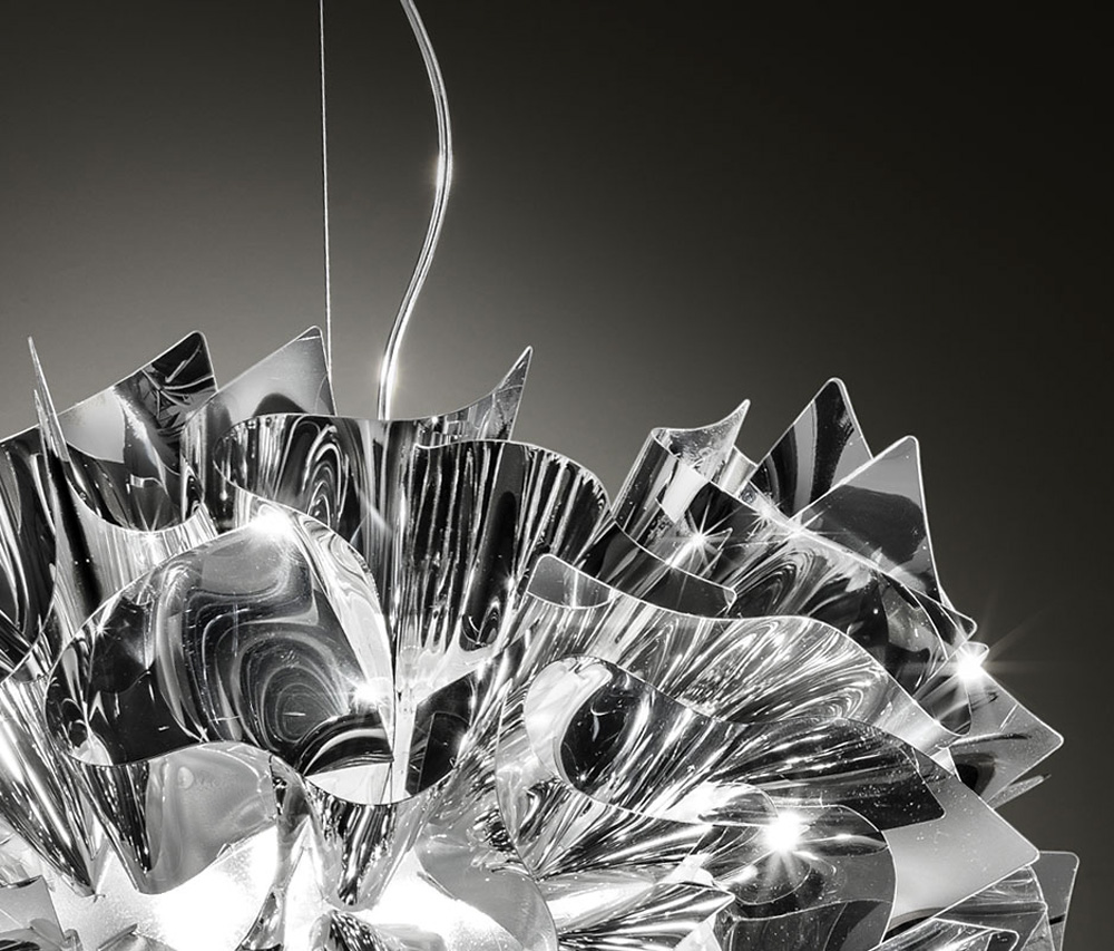 Подвесной светильник Veli Medium Silver от Slamp VEL78SOS0001S_000 SLAMP ДИЗАЙНЕРСКИЕ 243572 Серебряный  - Вид №4