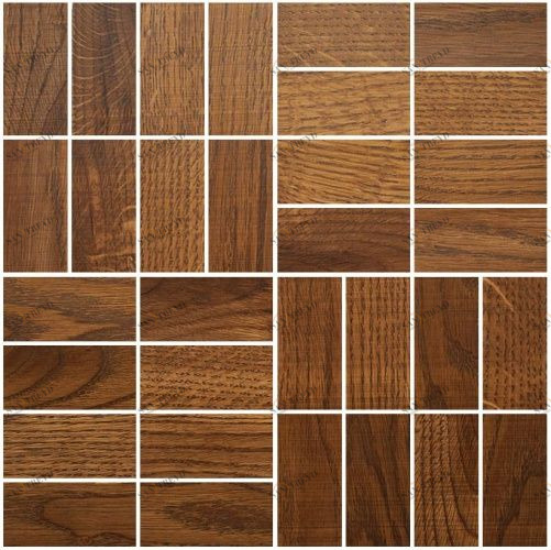 Мозаика и 3D панели из дерева Da Vinci Мозаика Comfort Cognac 059 Дуб Селект (Гладкая) 288х288 мм 1301100059