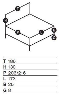 Frauflex Двуспальная кровать из ткани с высоким изголовьем sun-id-1451014 - Вид №5