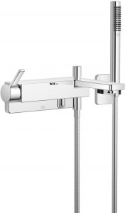 33233710-00 Смеситель для ванны однорычажный для настенного монтажа с комплектом с душевым шлангом - хром Dornbracht LULU