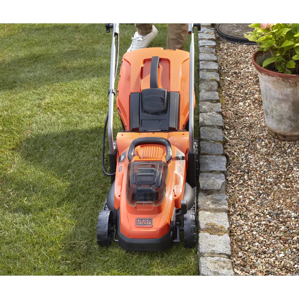 Газонокосилка аккумуляторная Black Decker 36 В 33 см 2x2.5 Ач АКБ и ЗУ входит в комплект BLACK + DECKER STLM-2076358 - Вид №6