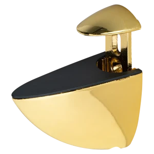 Полкодержатель Пеликан 70x27x60 мм ЦАМ цвет золото