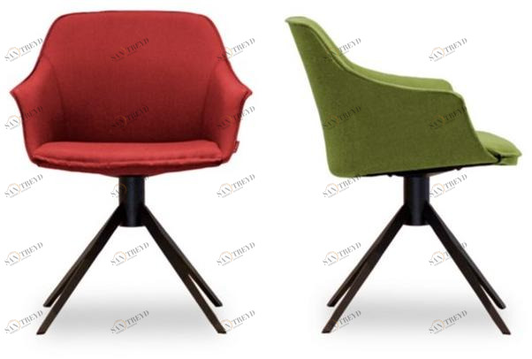 MOBLIBERICA Мягкое кресло на козелке из ткани с подлокотниками Kedua sun-id-1388156