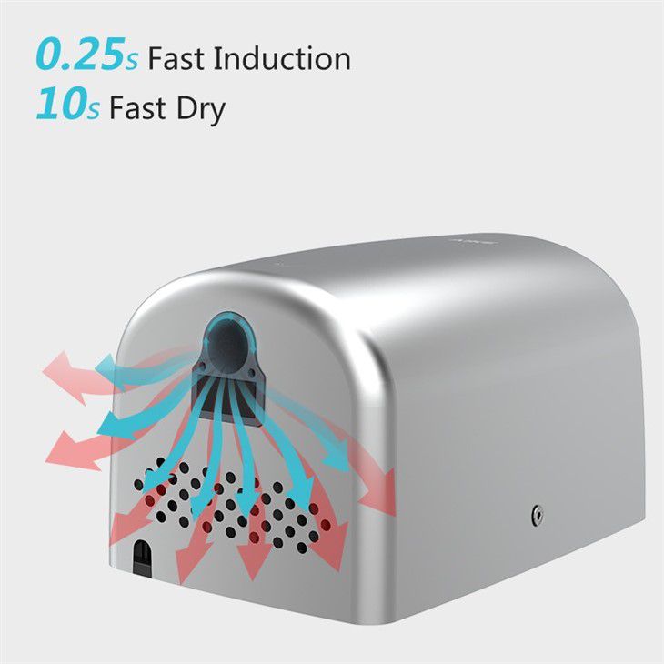 Сушилка для рук из нержавеющей стали AIKE AK2803E_483  - Вид №2