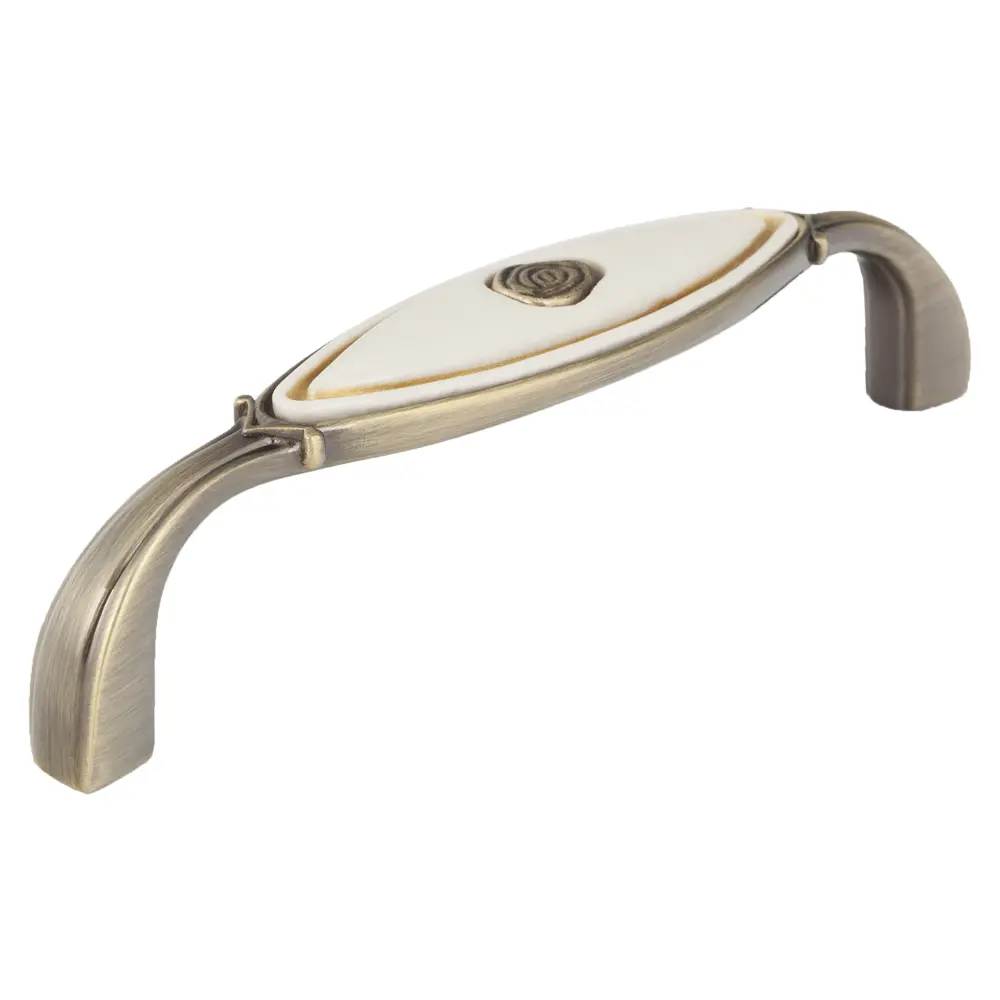 Мебельная ручка-скоба Jet 280 RH280J.096ВР 96 мм замак/керамика античная бронза STLM-2134665