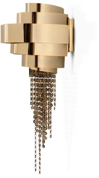 LUXXU Настенный светильник из латуни с кристаллами swarovski® Guggenheim sun-id-1363005 - Вид №2