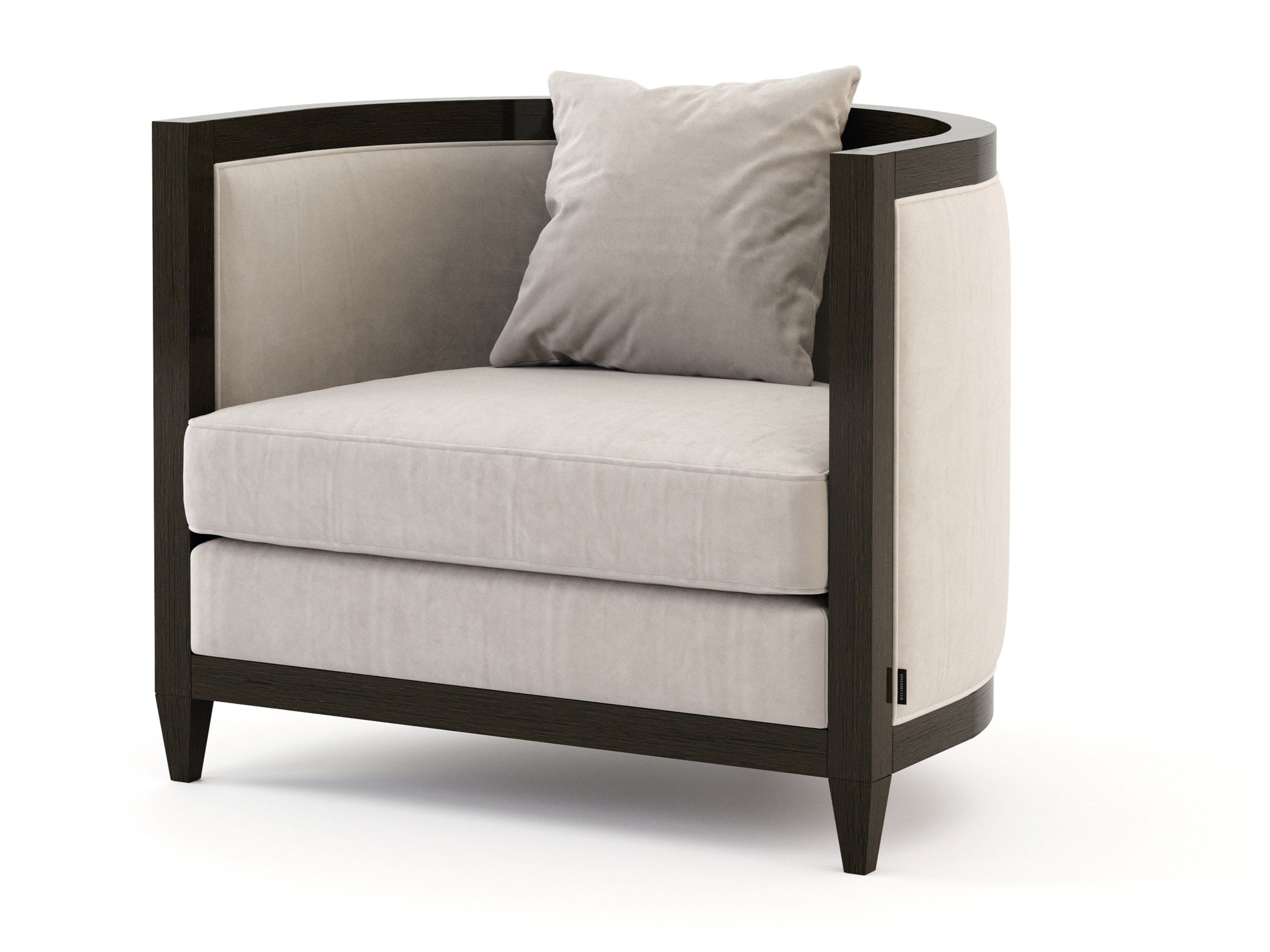 Кресло из микрофибры с подлокотниками Stylish Club Voilier ARCH-00135859