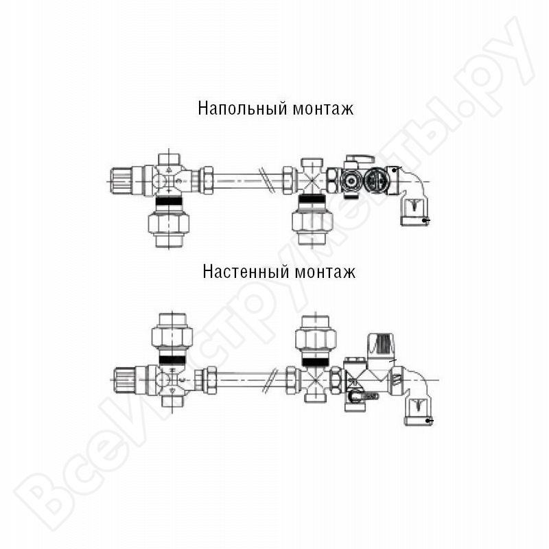 Комплект быстрого монтажа ACV для бойлера 10800102