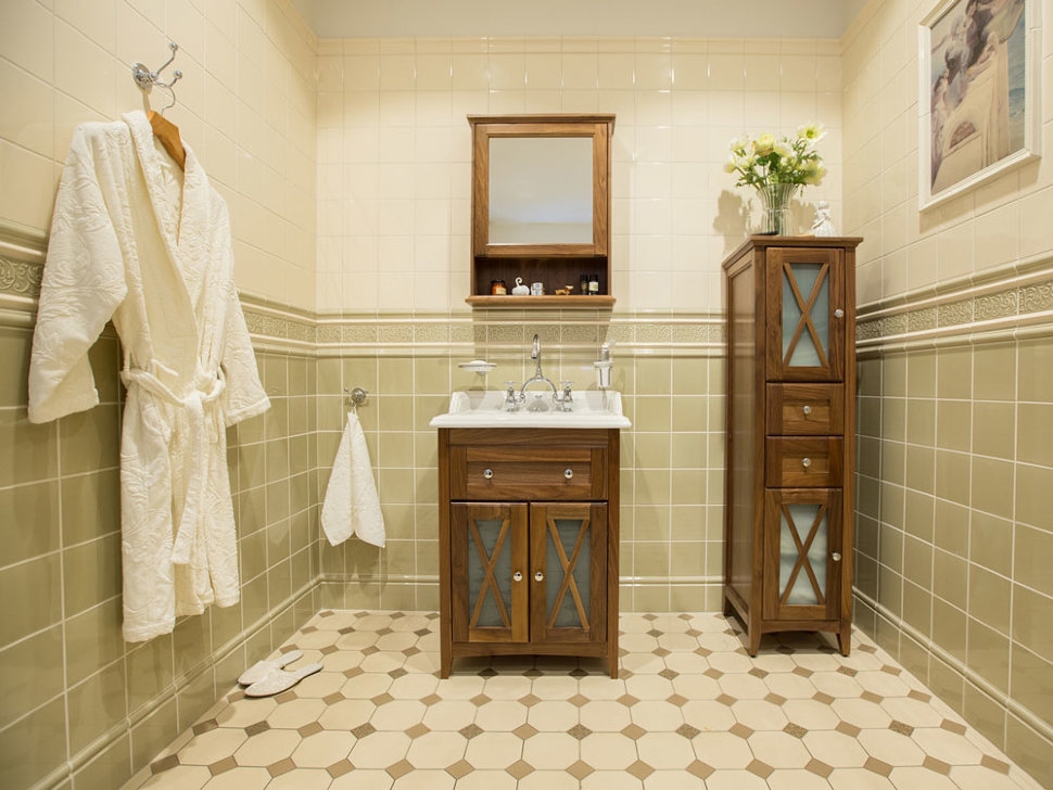 Тумба под раковину с двумя дверцами, цвет орех [EU2D] Victorian Burlington EU2D - Вид №3