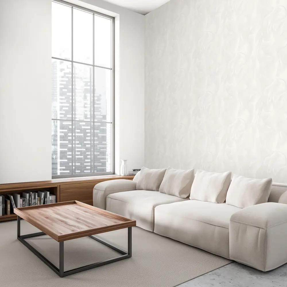 Victoria Stenova Glamour - Флизелиновые обои белые с виниловым покрытием 87904515 STLM-0076111 - Вид №4