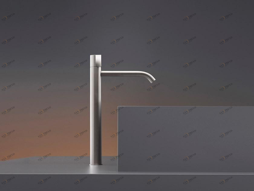 Ceadesign Смеситель для умывальника из нержавеющей стали с одним отверстием Duet Det 06