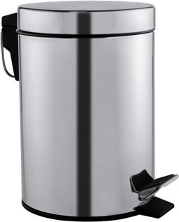 PP1303CS Круглая корзина с педалью объемом 3 л. mediclinics 