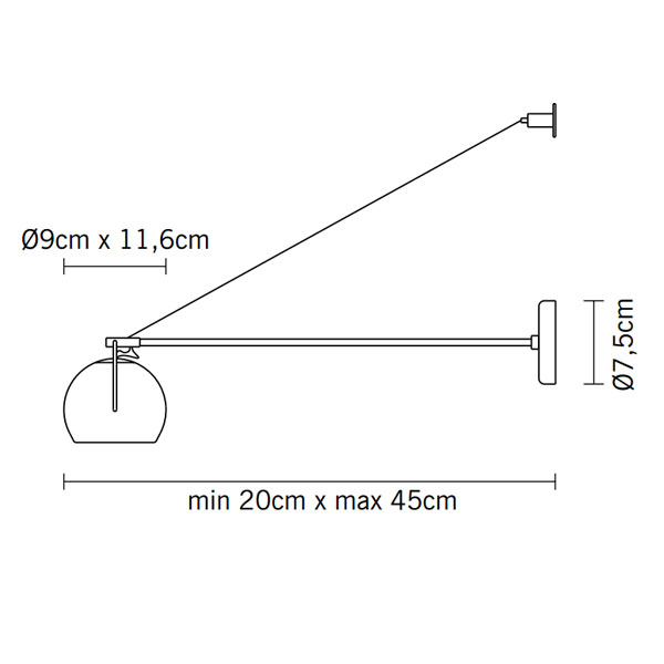 Светильник настенный зеленый Fabbian D57D0343 FABBIAN  00-3882499 Зеленый  - Вид №5