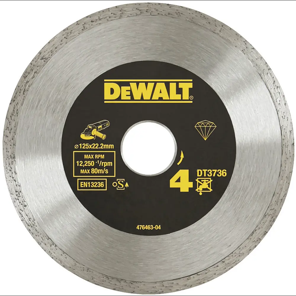 Диск алмазный по керамике Dewalt 125x3 мм 80154815 STLM-2117453 