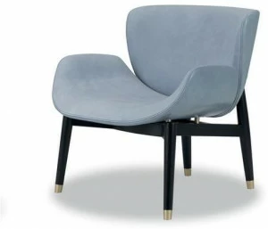 BAXTER Кожаное кресло с подлокотниками Jorgen