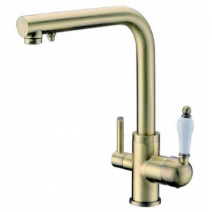 Zorg ZR 313 YF-PVD-BR Смеситель для кухни Zorg 305х225