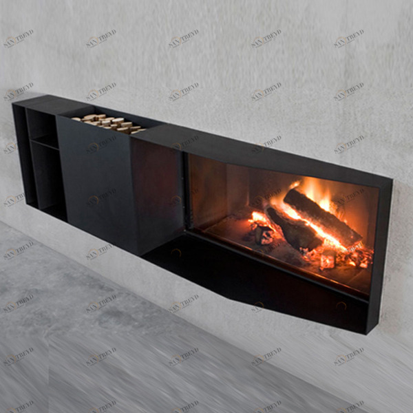 Камин на дровах SKEMA2100G Antonio Lupi SKEMA с функцией отопления Antoniolupi