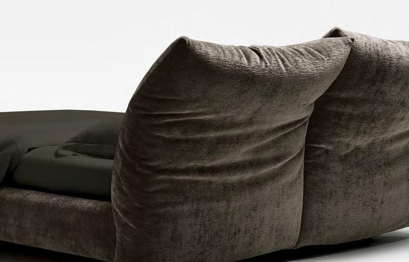 edra Кровать с обивкой из ткани  Stm011  - Вид №3