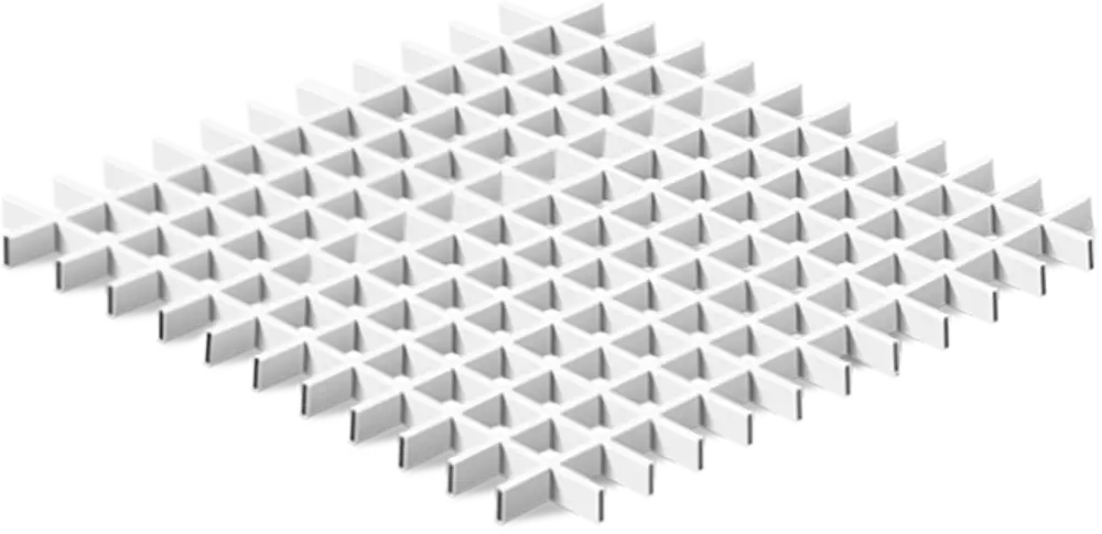 86162876 Комплект грильято 50x50x40 мм 1.2 м белый матовый STLM-1017528