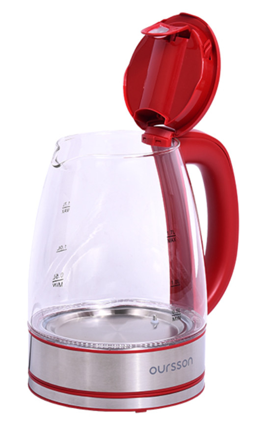 9081579 Электрочайник Oursson KE1744GD/RD красный STDN-0057897 - Вид №1