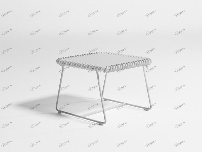 GANDIABLASCO Квадратный садовый столик из полиэтилена Textile sun-id-1484953