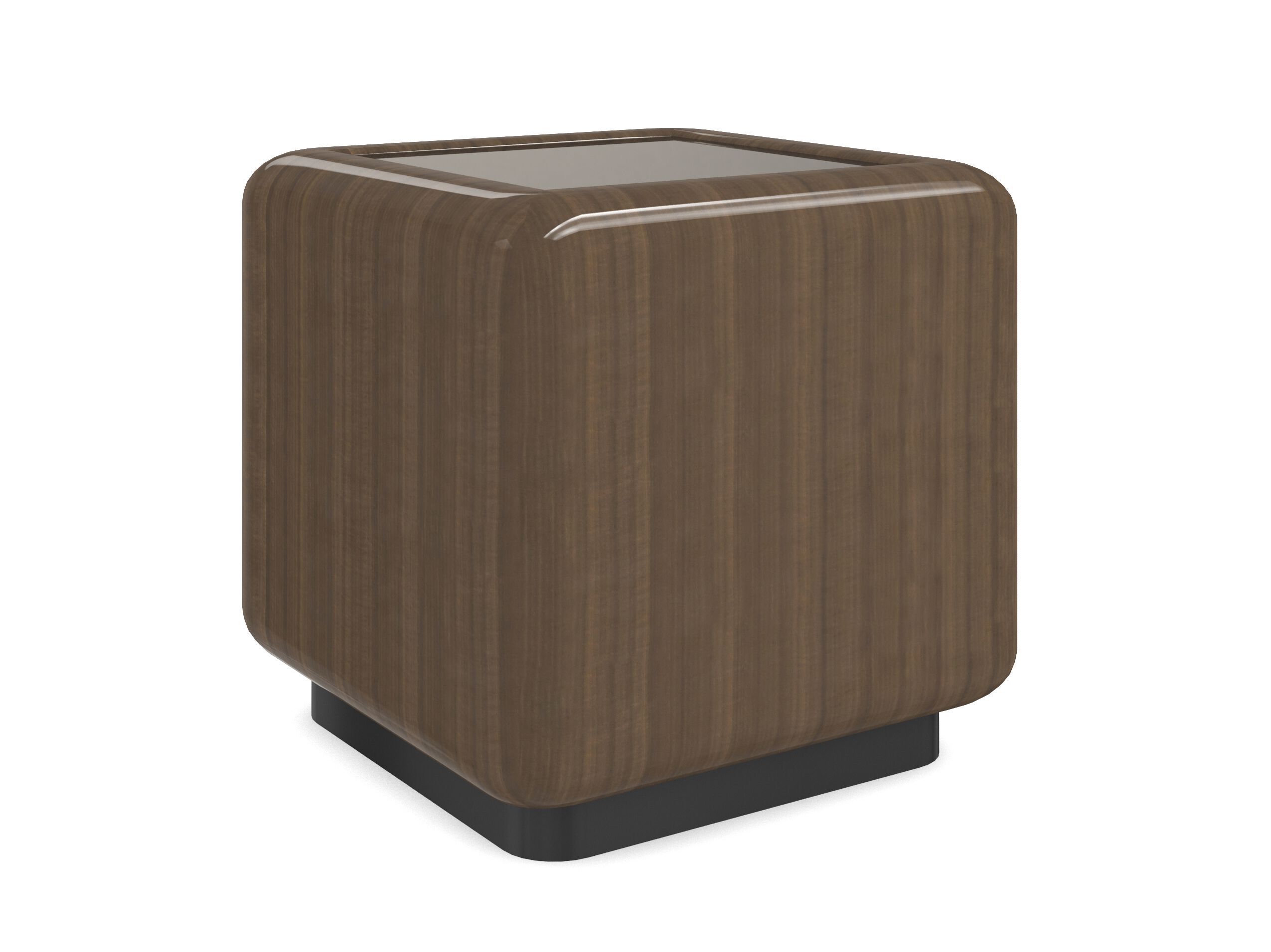 Высокий квадратный журнальный столик с зеркальной стеклянной столешницей Caracole Gelee ARCH-00124396 - Вид №2