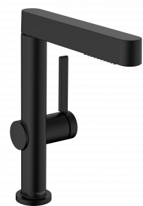 76063670 Finoris Смеситель для раковины 230, однорычажный, с вытяжным душем, 2jet и сливным гарнитуром Push-Open Hansgrohe