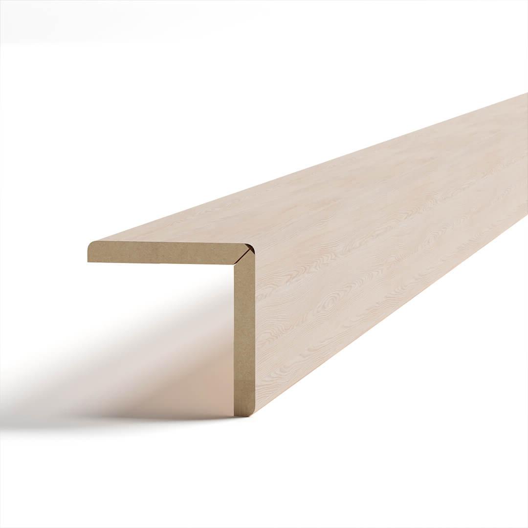 Угол универсальный МДФ STELLA 2700*24*24 Дуб Снежный (10) Light STSR-131