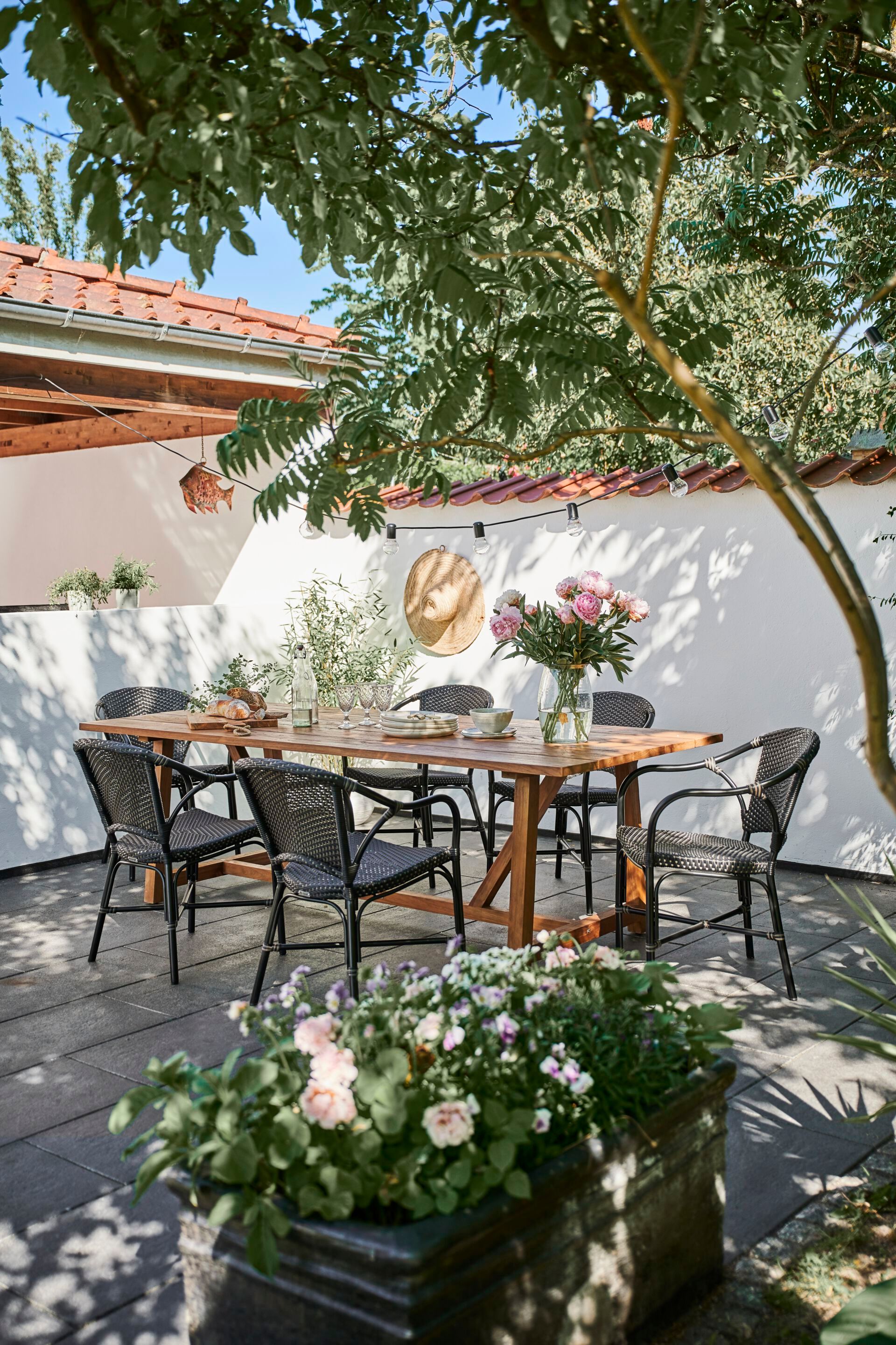 Алюминиевый и ArtFibre штабелируемый садовый стул Sika Design Alu Affäire ARCH-00152345 - Вид №1