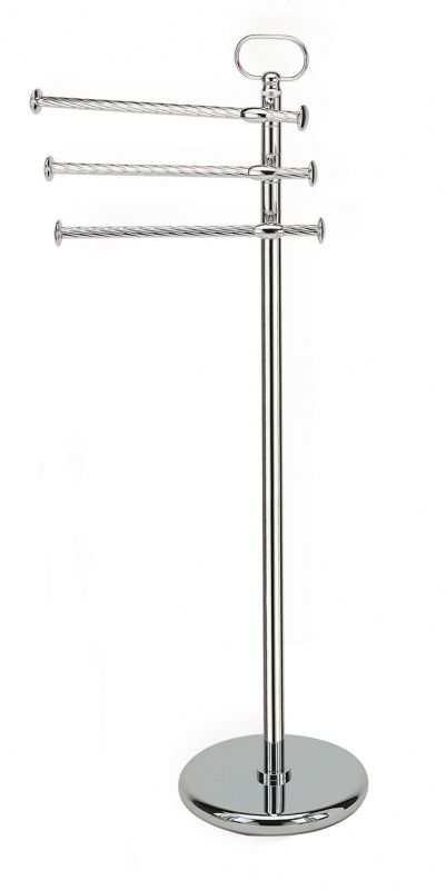 G696(08) Stil Haus Giunone, cтойка: 3 полотенцедержателя, цвет хром