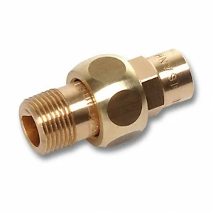 143311612 SANHA 4331G сгон ВП-НР, бронза, с плоским уплотнением 16x1/2 мм