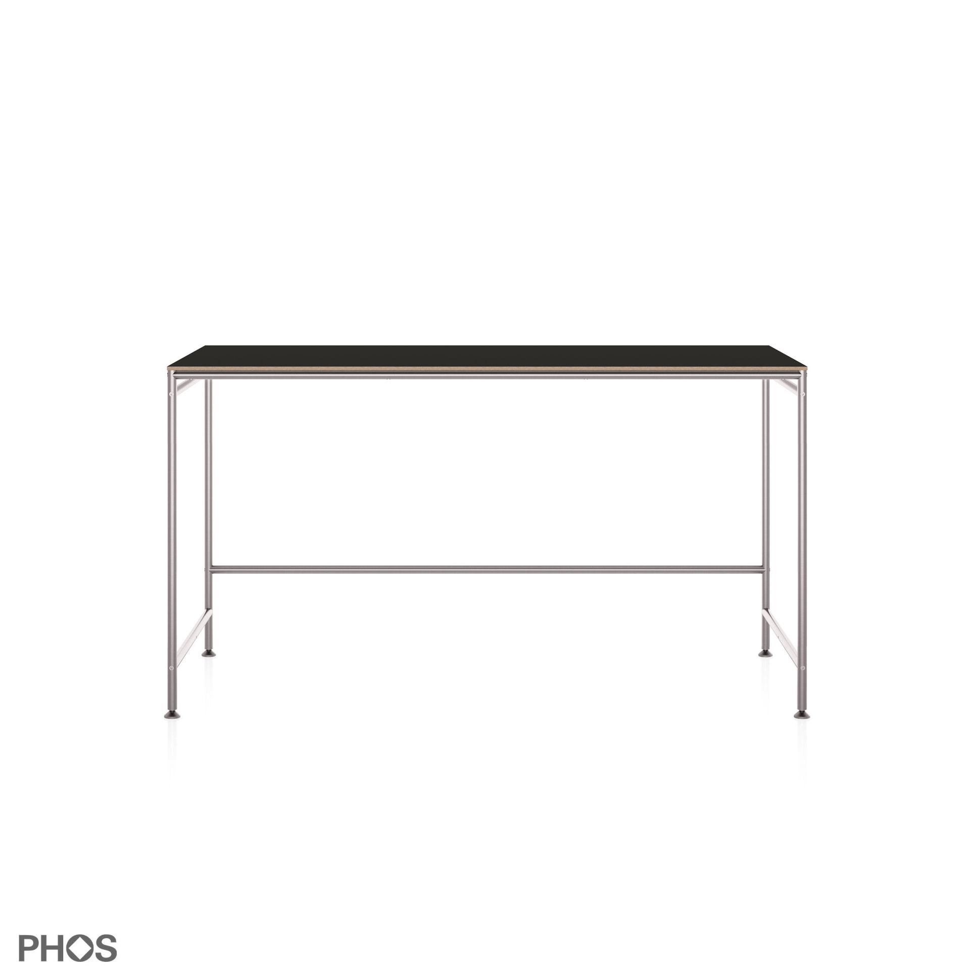 KATI-S1-140x60-MS Карлсруэ стол - письменный стол - черный - 140 х 60 х 75 см. PHOS  - Вид №9