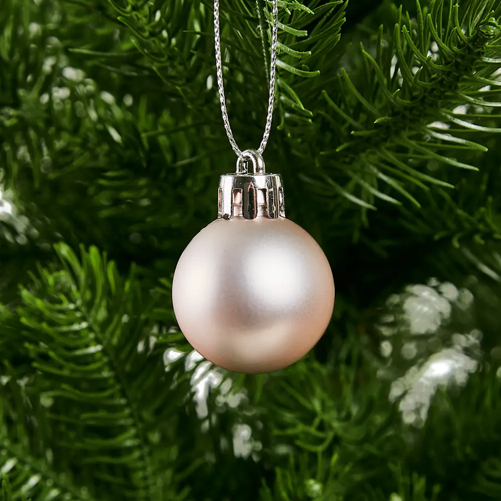 87036417 Набор новогодних шаров Christmas ø6 см цвет розовый 100 шт. STLM-1415457 Santreyd  - Вид №10