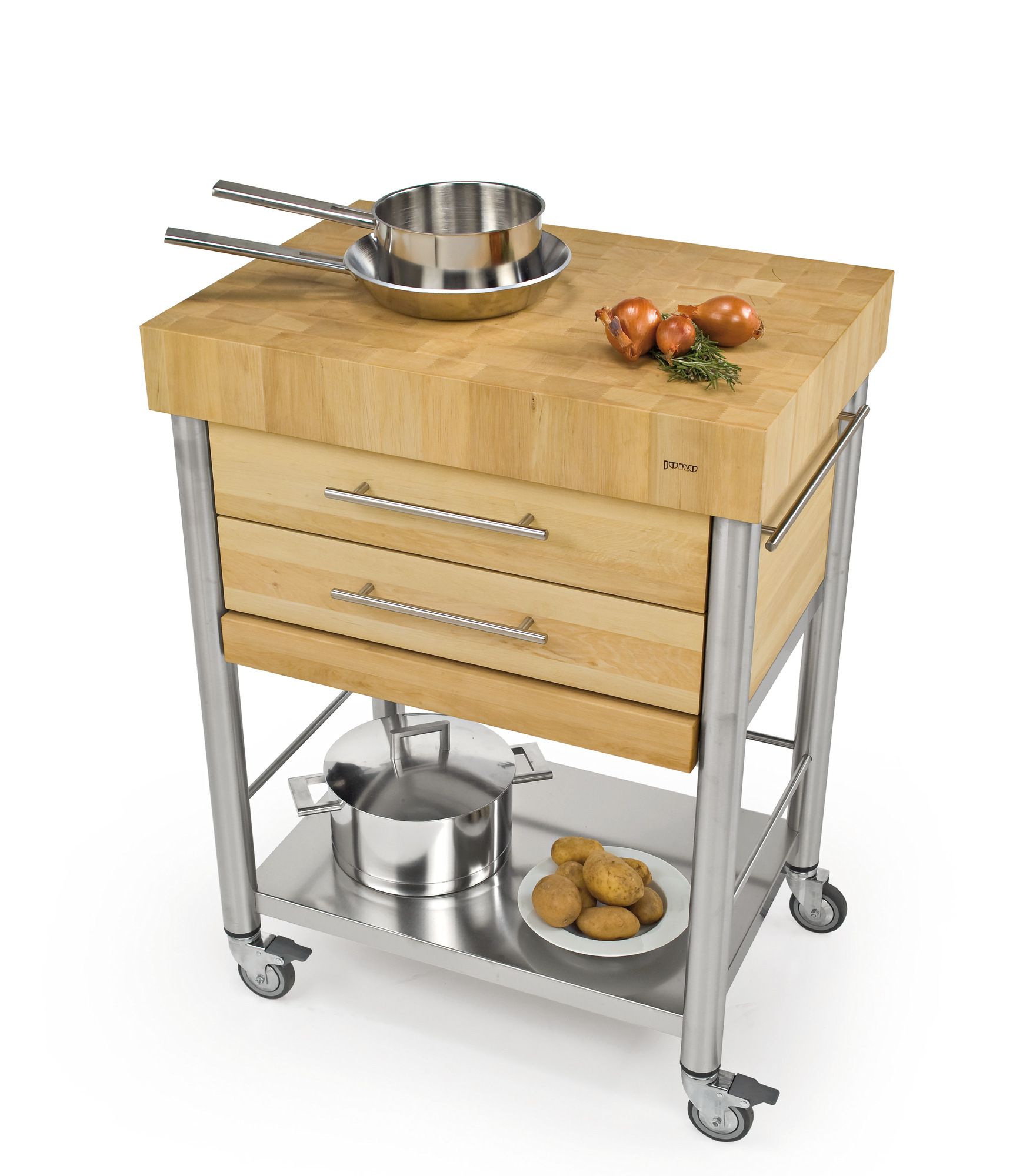 Отдельно стоящий кухонный модуль из нержавеющей стали и дерева JOKODOMUS Auxilium ARCH-00053725 - Вид №2